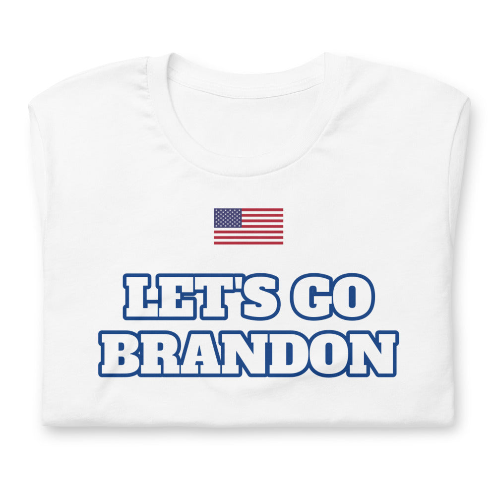Let's Go Brandon Short Sleeve Shirt  Order Cotton Brandon TShirts Made in  the USA