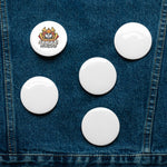 Samurai Pandas Gear Set of pin buttons