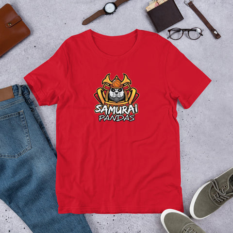 Samurai Pandas Gear Unisex t-shirt