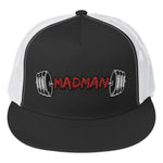 Madman Gym Collection Red Barbell Trucker Cap