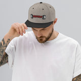 Madman Gym Collection Red Barbell Snapback Hat