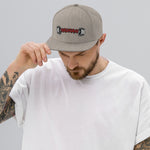 Madman Gym Collection Red Barbell Snapback Hat