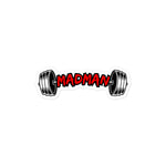 Madman Gym Collection Red Barbell Bubble-free stickers