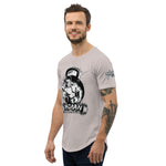 Madman Gym Collection LOGO Men's Curved Hem T-Shirt