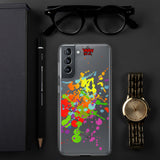 Madman Tee Co. Colorful Splatter Samsung Case
