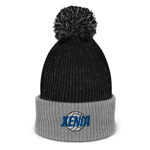 Xenia Buccaneers Collection Volleyball Pom-Pom Beanie