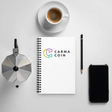 Carma Coin Spiral notebook