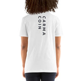 Carma Coin Logo Front Short-Sleeve Unisex T-Shirt