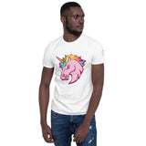 Carma Coin Angry Unicorn Front Short-Sleeve Unisex T-Shirt