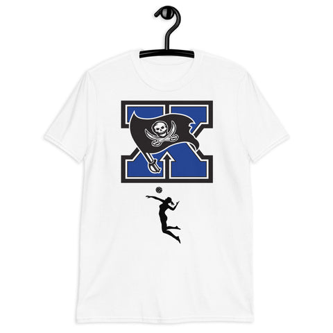 Xenia Buccaneers Collection Volleyball Spike Short-Sleeve Unisex T-Shirt