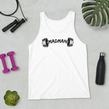 Madman Gym Collection Barbell Unisex Tank Top